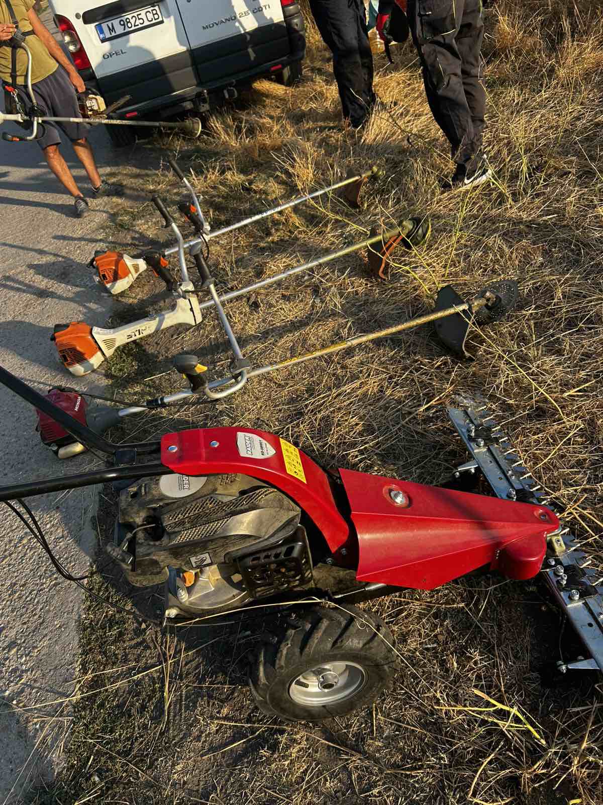 Професионално оборудване за косене